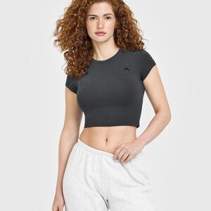 Oner Active Cotton Icon Baby T-Shirt | Coal - M